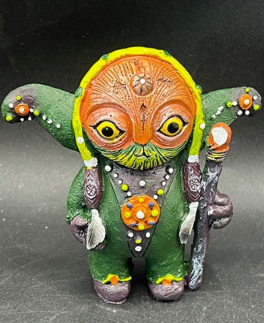 Totem Mystical Elf Kawaii Fairy Third Eye Alien Garden 4\