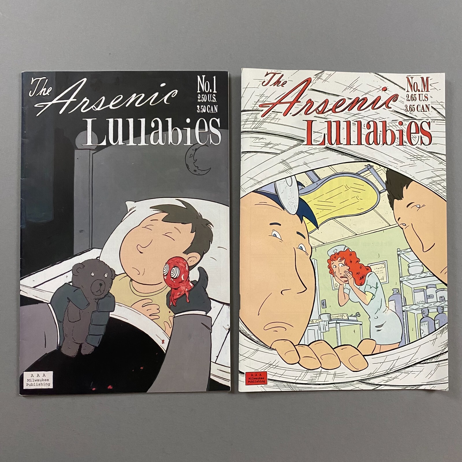 ARSENIC LULLABIES 1 & M (2002 2003, AAA MILWAUKEE PUBLISHING) ARSENIC LULLABIES 1 & M (2002 2003, AAA MILWAUKEE PUBLISHING)