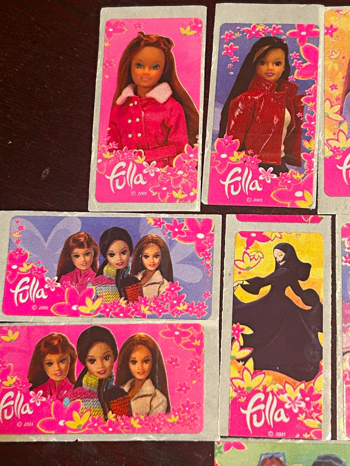 Vintage 2005 Fulla Doll Stickers Lot NewBoy Muslim Hijab Fashion Rare