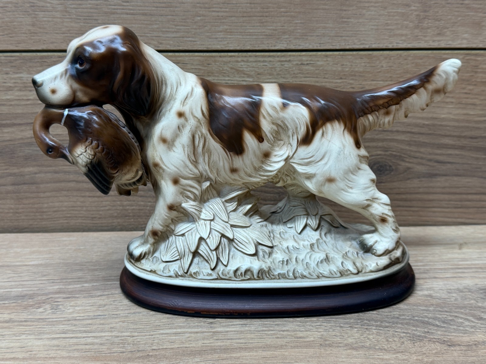 Vintage English Setter Hunting Dog Retrieving Duck 7\