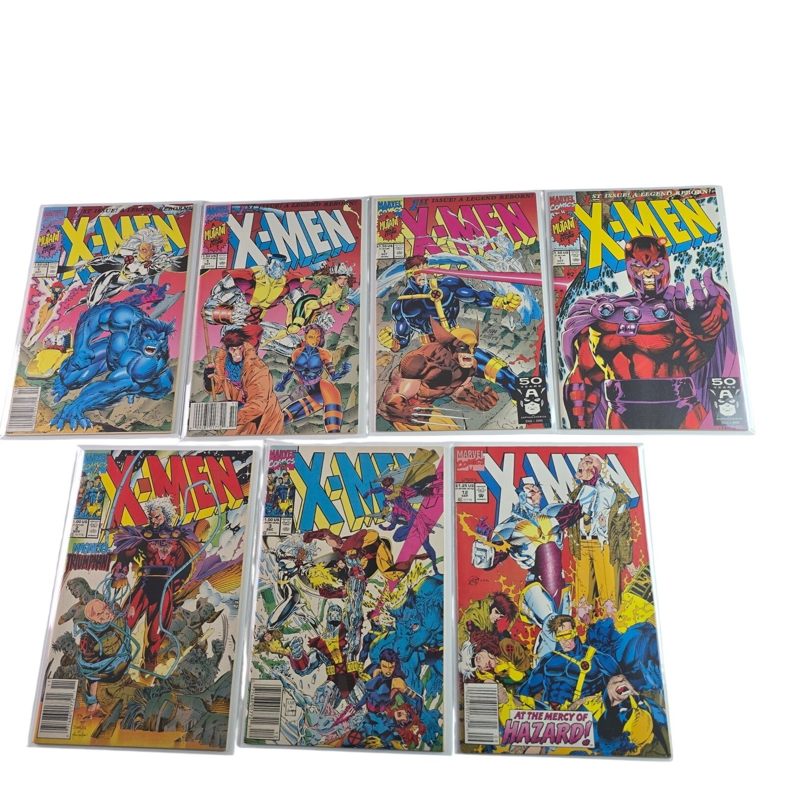 Marvel X-Men Uncanny X-Men Comic Lot Jim Lee Bishop 1st App 282 1 Variants 11ct