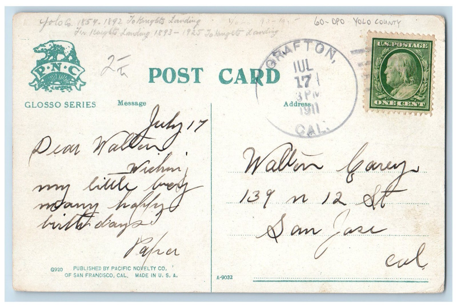 DPO Yolo County Postcard Reaping And Threshing 30 Horse Team California CA 1911 DPO Yolo County Postcard Reaping And Threshing 30 Horse Team California CA 1911