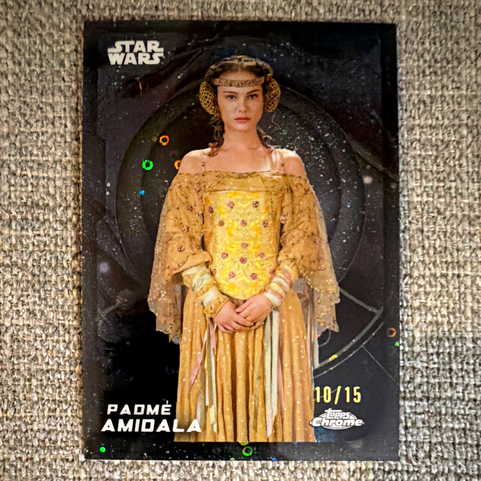2026 Topps Chrome Star Wars Padmé Amidala #132 Serial Numbered 10/15 2026 Topps Chrome Star Wars Padmé Amidala #132 Serial Numbered 10/15