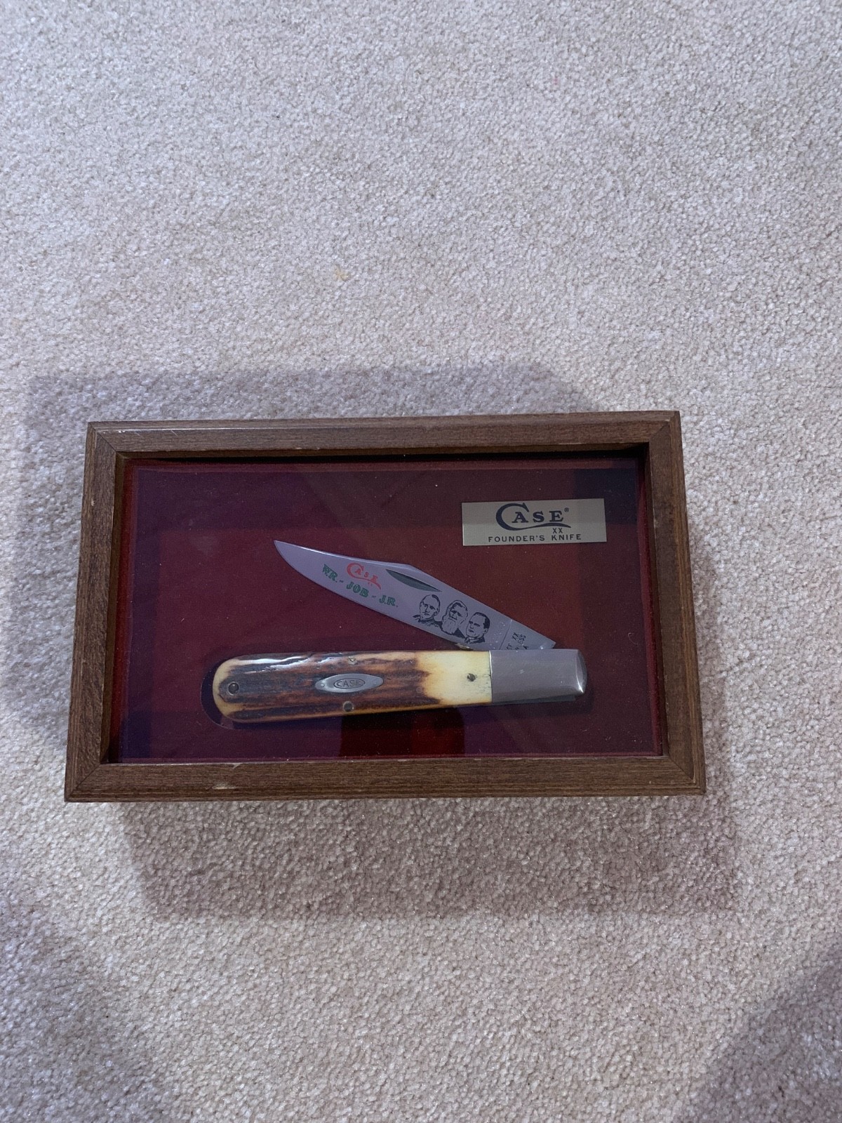 Vintage 1979 Case XX 5143 SSP Founder's Knife Stag Grand Daddy Barlow C02076.