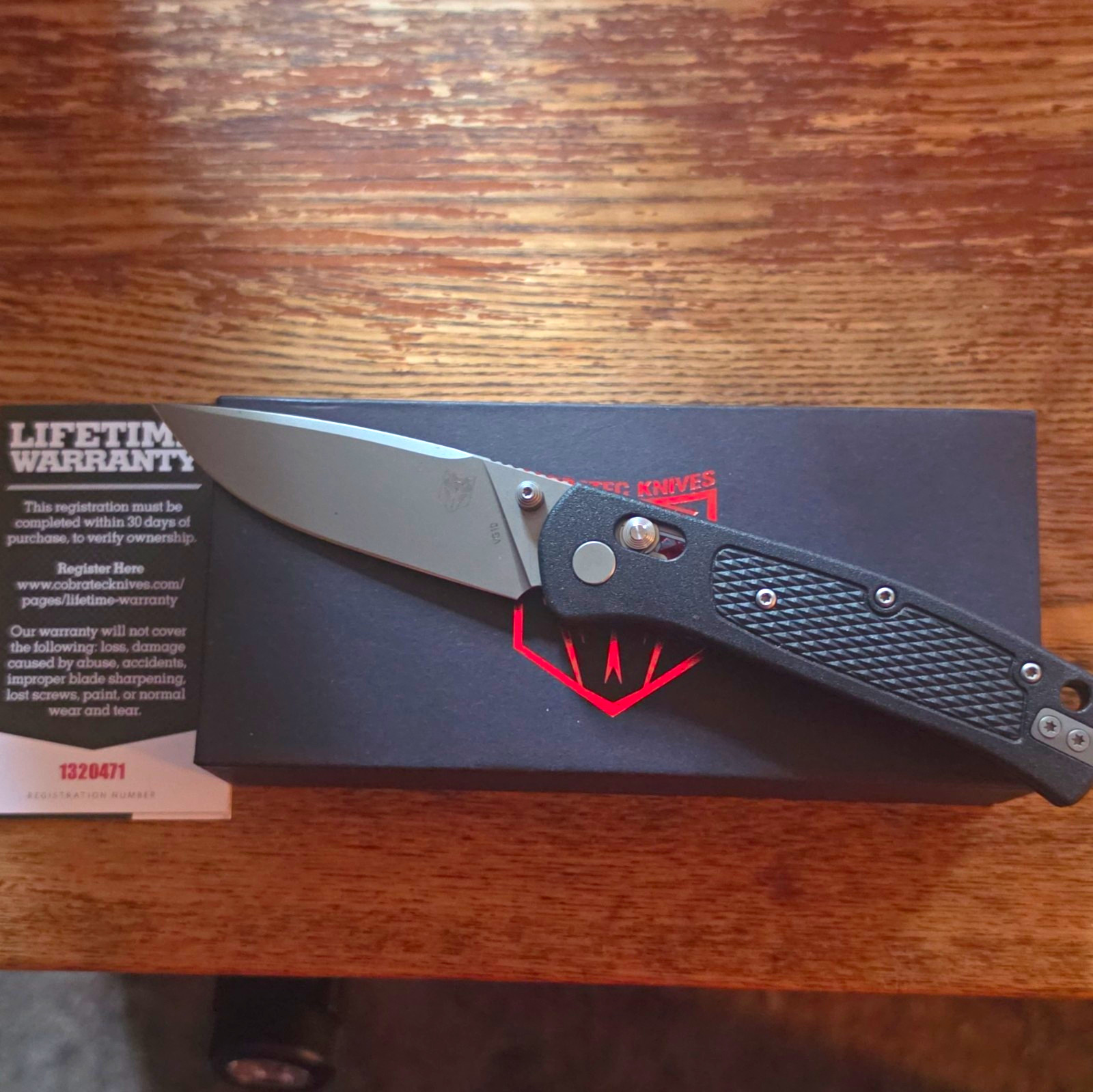CobraTec EDC Scout Bar Lock Pocketknife Stainless Drop Point Plain Manual Black CobraTec EDC Scout Bar Lock Pocketknife Stainless Drop Point Plain Manual Black