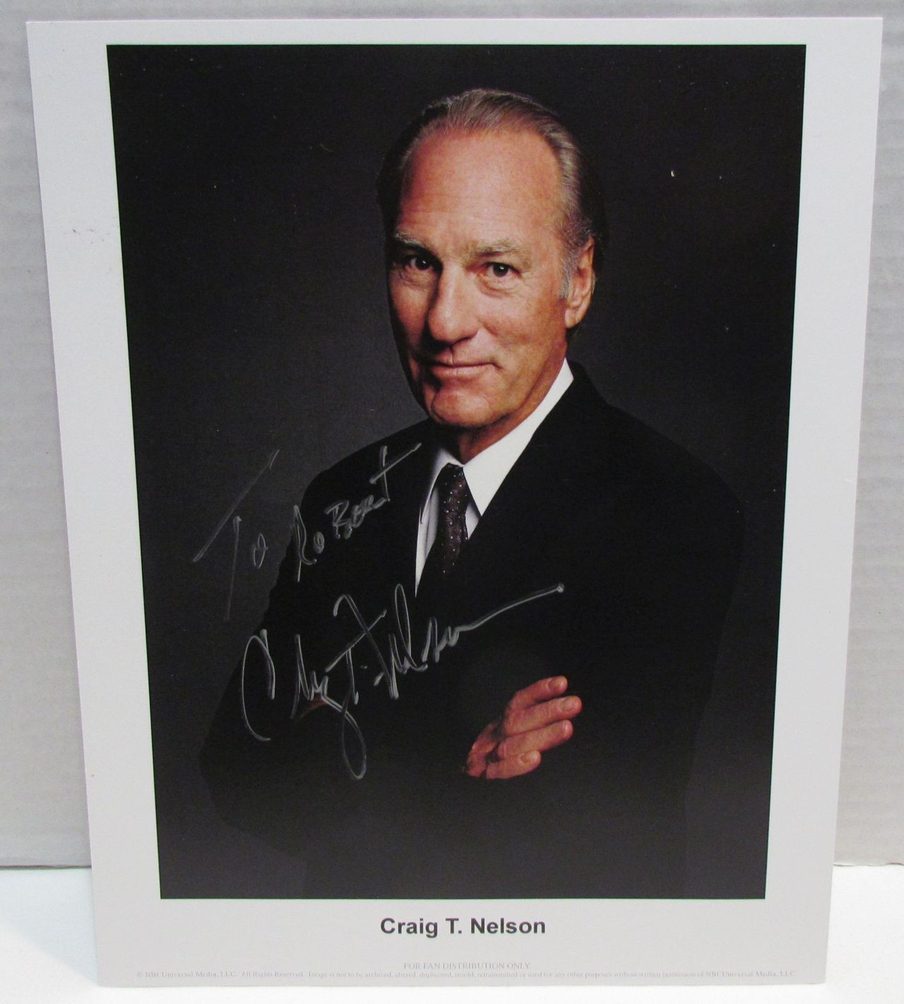 Craig T. Nelson Autographed Photo, Coach, Poltergeist