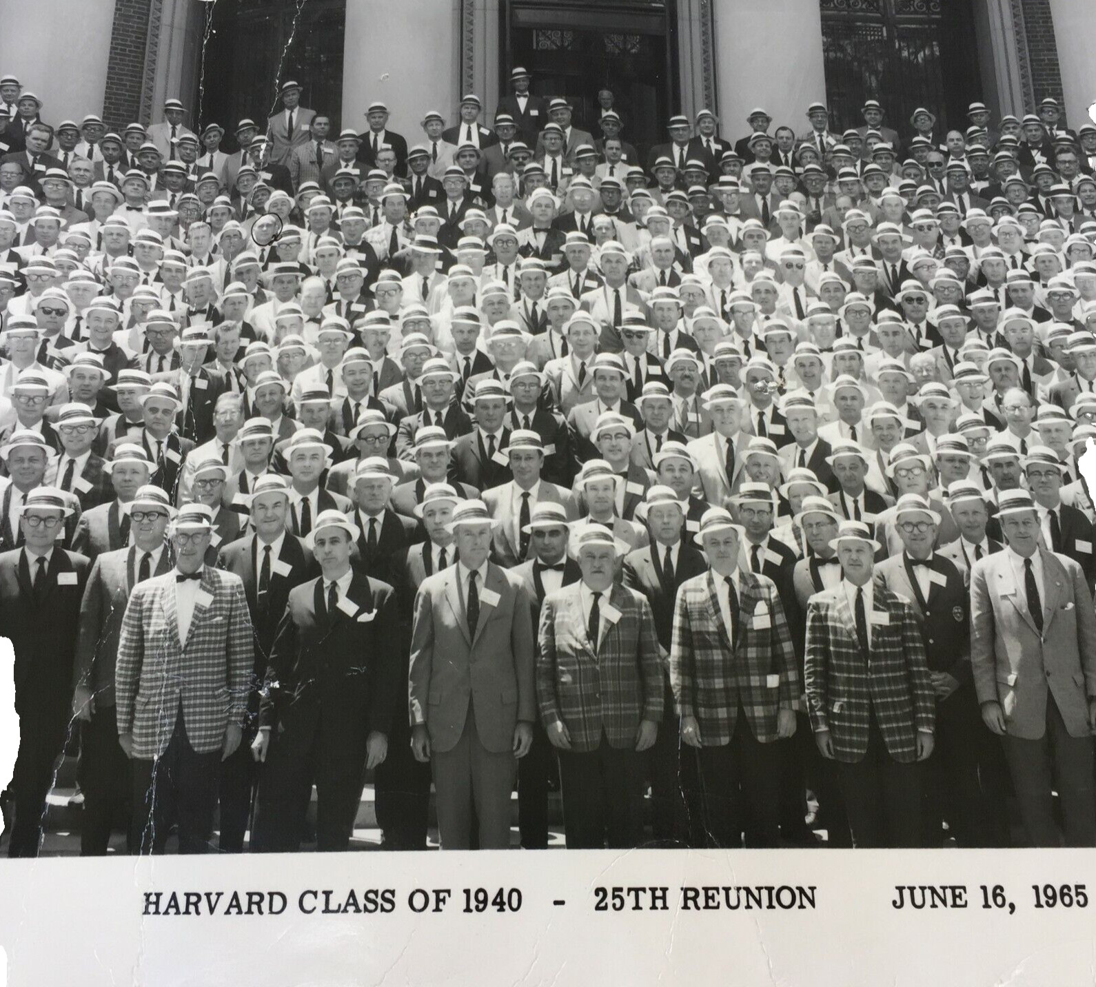 1965 Photo Harvard University Class 1940 25th Year Reunion Famous Alumni 10\