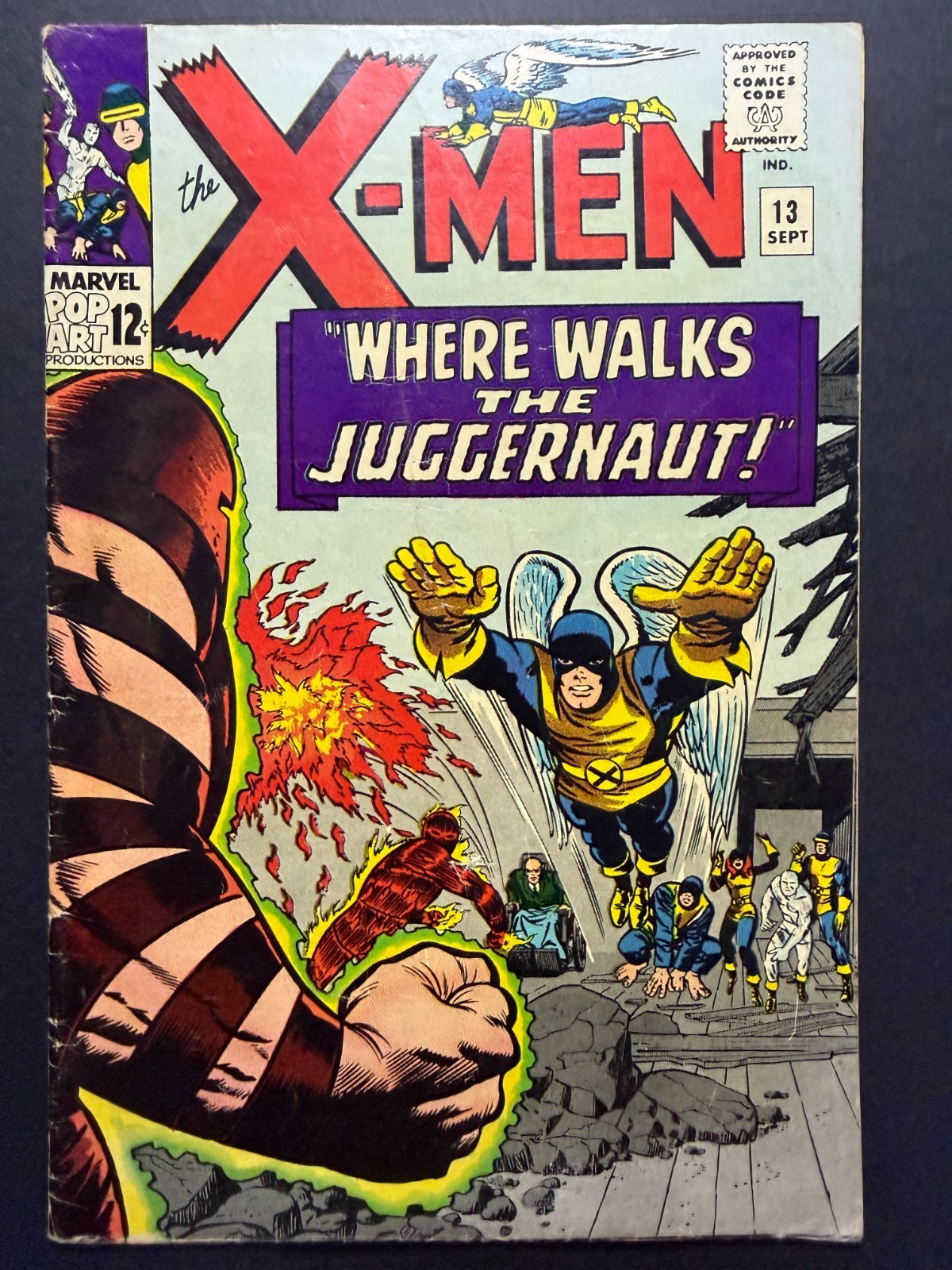 X-Men #13 1965 Marvel Juggernaut Stan Lee Jack Kirby Silver Age Complete