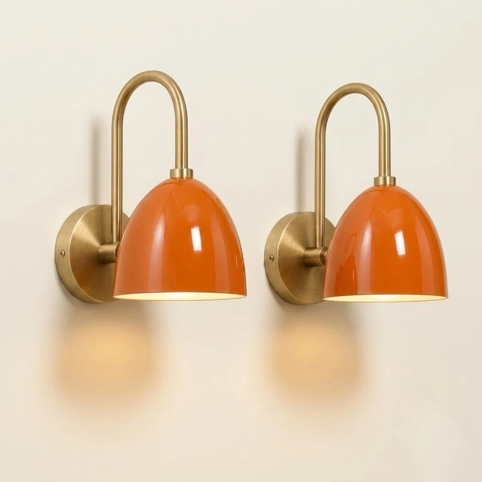 Wall Sconce, Brushed Brass, Wall Light, Mid Century Modern Lamp Halloween Gift Wall Sconce, Brushed Brass, Wall Light, Mid Century Modern Lamp Halloween Gift