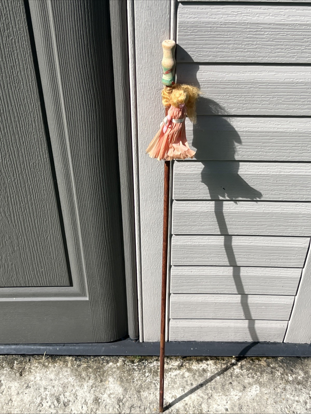 Antique Ornate Carnival Circus Cane 35in