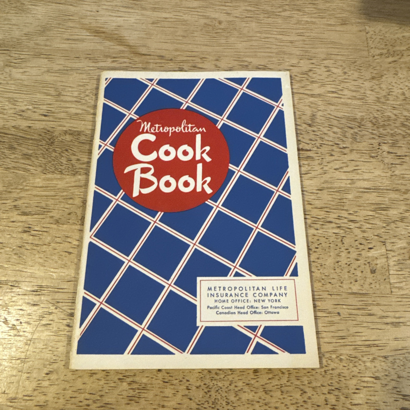 Metropolitan Cookbook Vintage Cook Booklet Life Insurance Company 1948 Metropolitan Cookbook Vintage Cook Booklet Life Insurance Company 1948