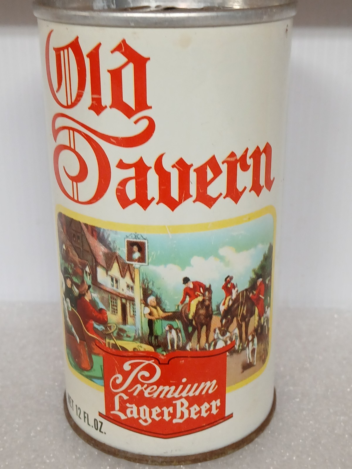 Empty Old Tavern S/S Pull Tab Beer Can