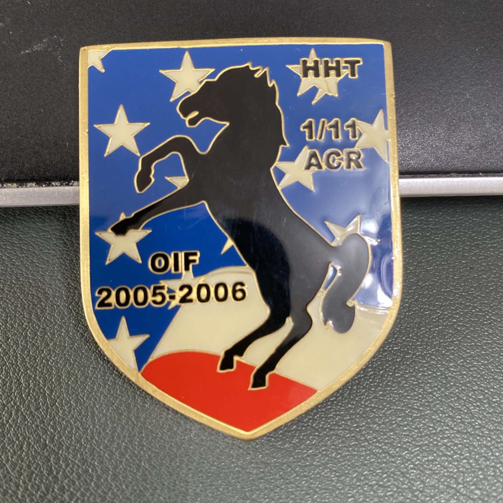 11th ACR 1st Squadron HHT OIF 2005-2006 Iraq War Military Challenge Coin