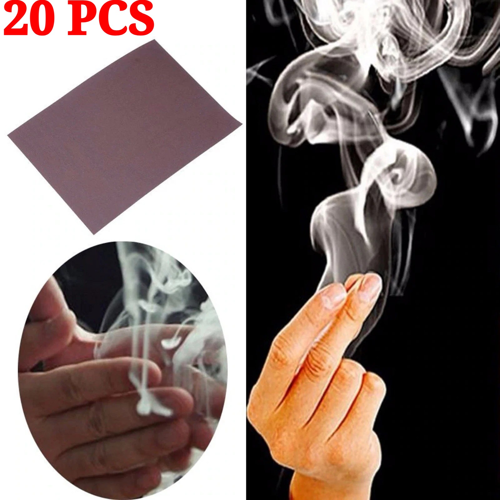 20 PCS Hell's Smoke Close Up Street Magic Magician's Trick Illusion - US Stock