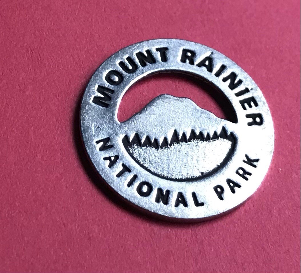 New Listing Vintage Mount Rainier National Park Cutout Token New Listing Vintage Mount Rainier National Park Cutout Token