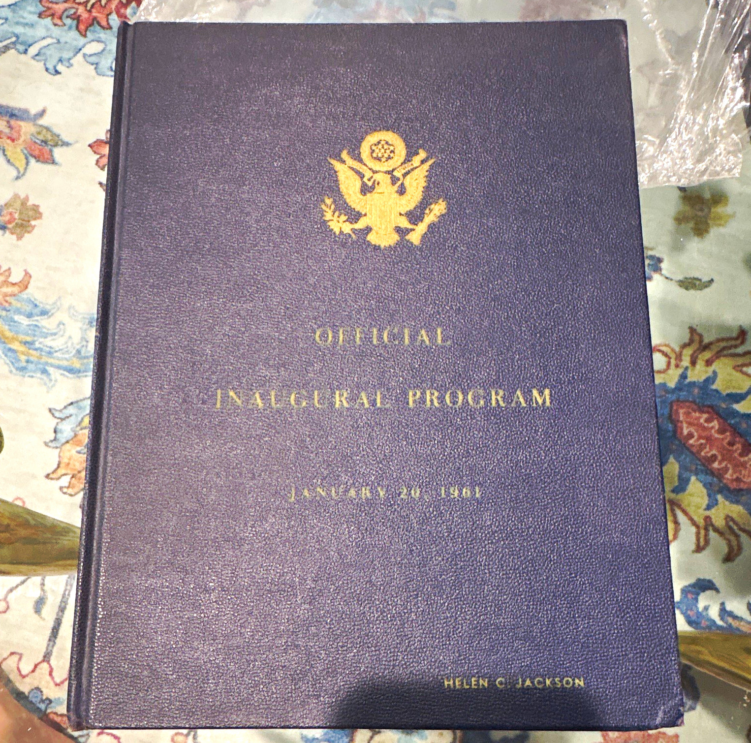 1961 JFK Official Inaugural Program Jan 20 Signed Limited Deluxe Edition