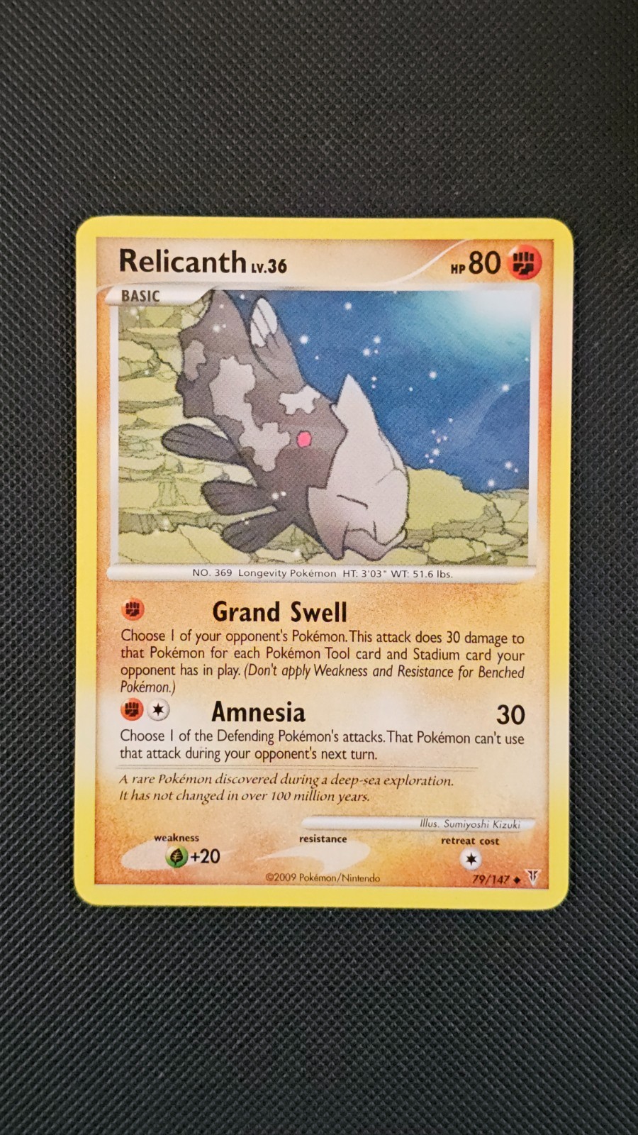 Pokémon - Supreme Victors - Relicanth lv.36 79/147