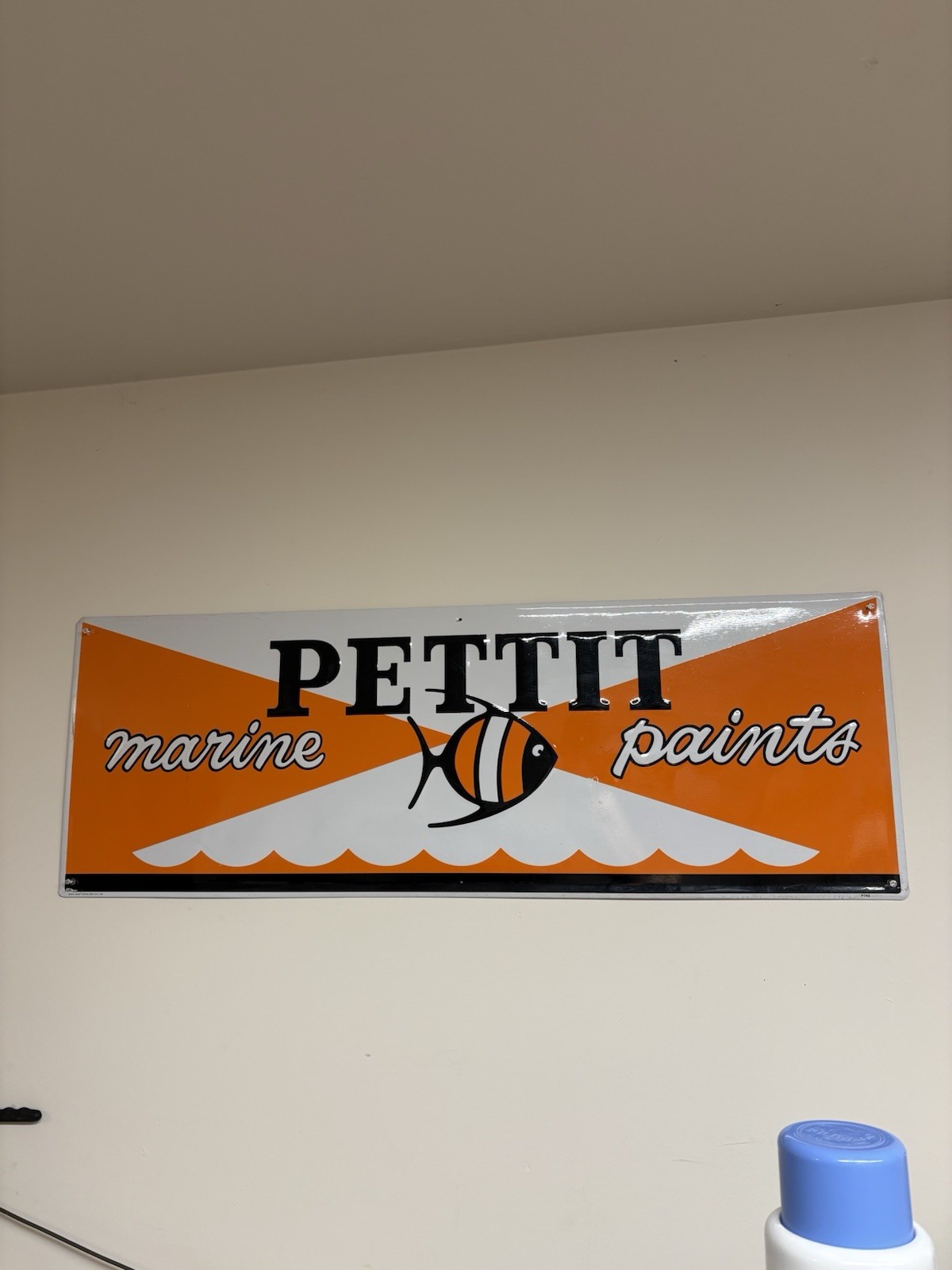 Vintage Pettit Marine Paint Tin/Metal 40” X 14” SCIOTO SIGNS® KENTON, OHIO 1988 Vintage Pettit Marine Paint Tin/Metal 40” X 14” SCIOTO SIGNS® KENTON, OHIO 1988