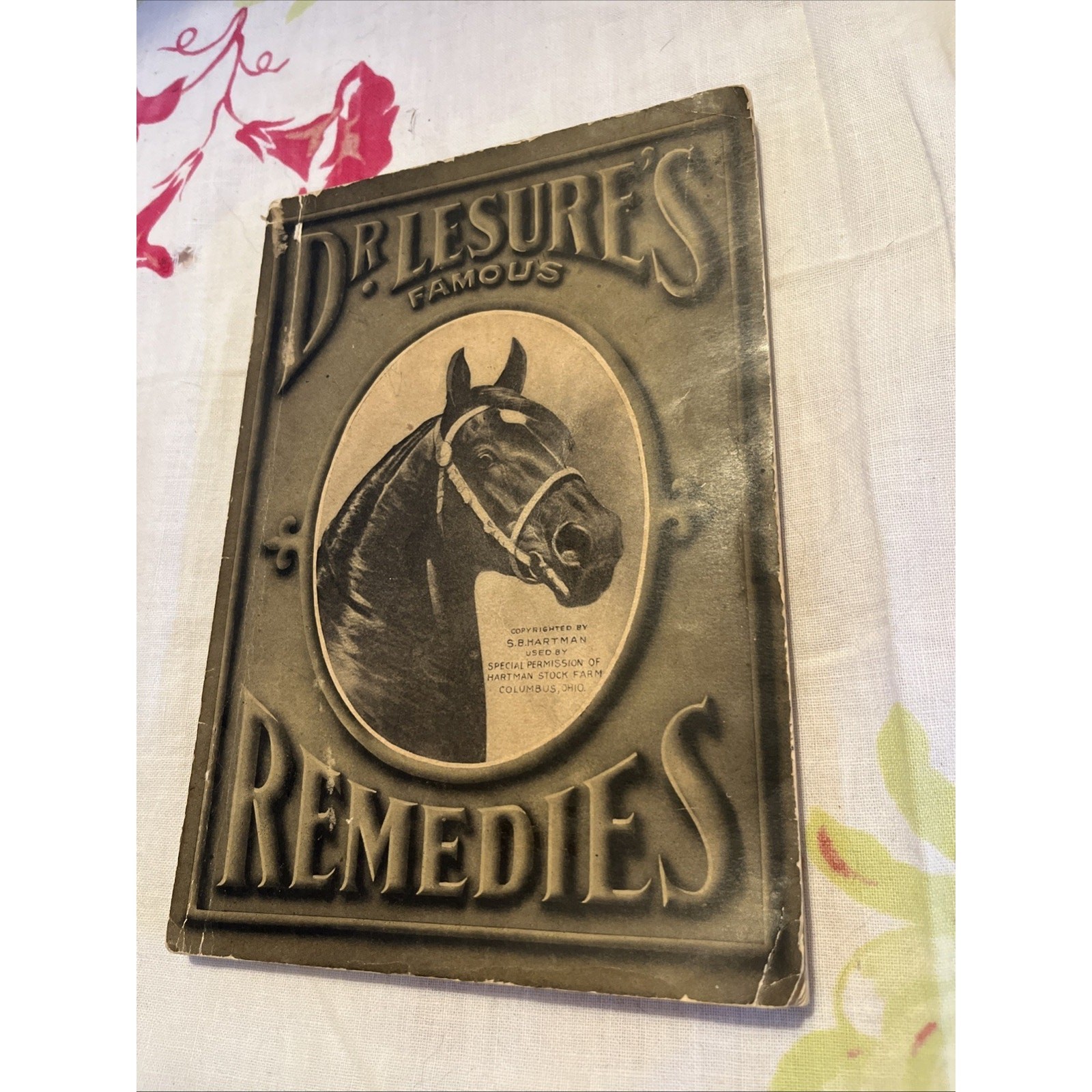 Dr Lesure\'s Famous Veterinary Remedies Farm Brochure Catalog Keene NH 1908 Rare