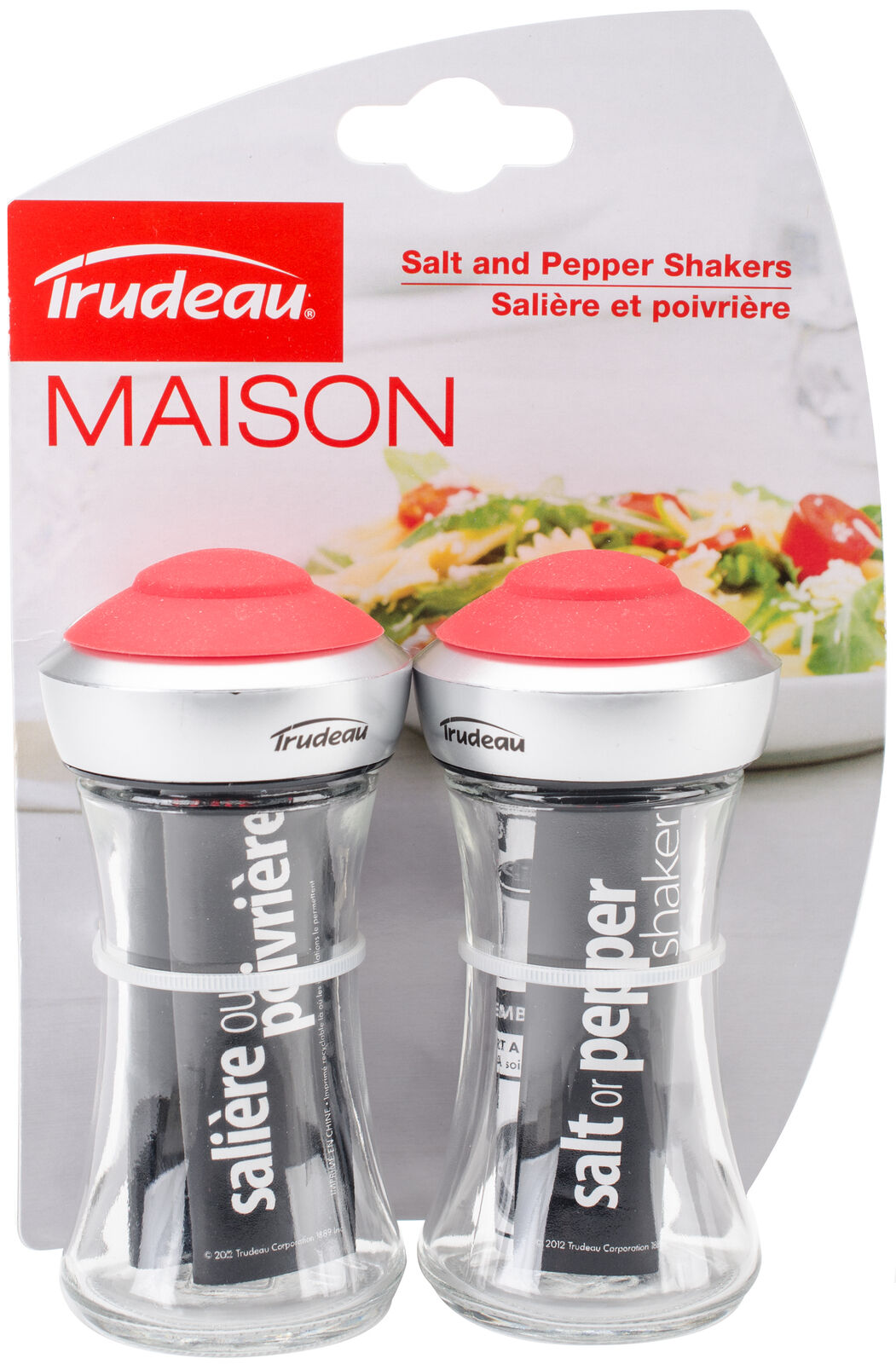 Trudeau Silicone Pop Top Shaker Set Of 2-Empty
