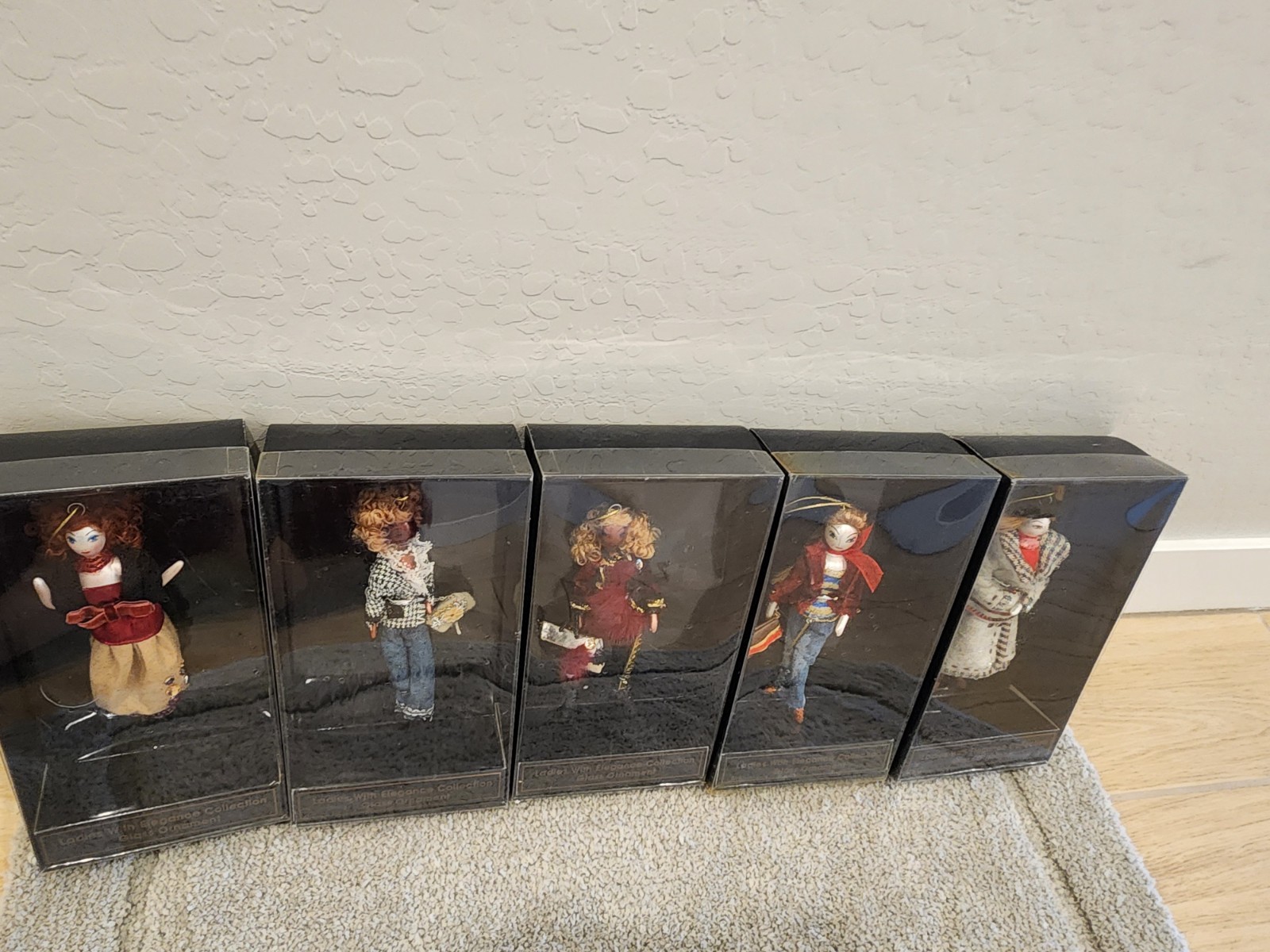 Ladies With Elegance Collection Glass Ornament NIB~LOT OF 5 L@@K Ladies With Elegance Collection Glass Ornament NIB~LOT OF 5 L@@K
