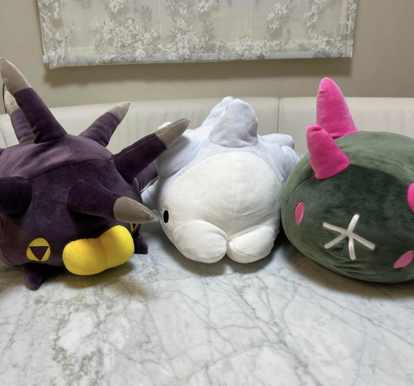 Pokemon Center Snom ‎Pyukumuku Pincurchin Plush 3 Set Mochiri stuffed toy anime