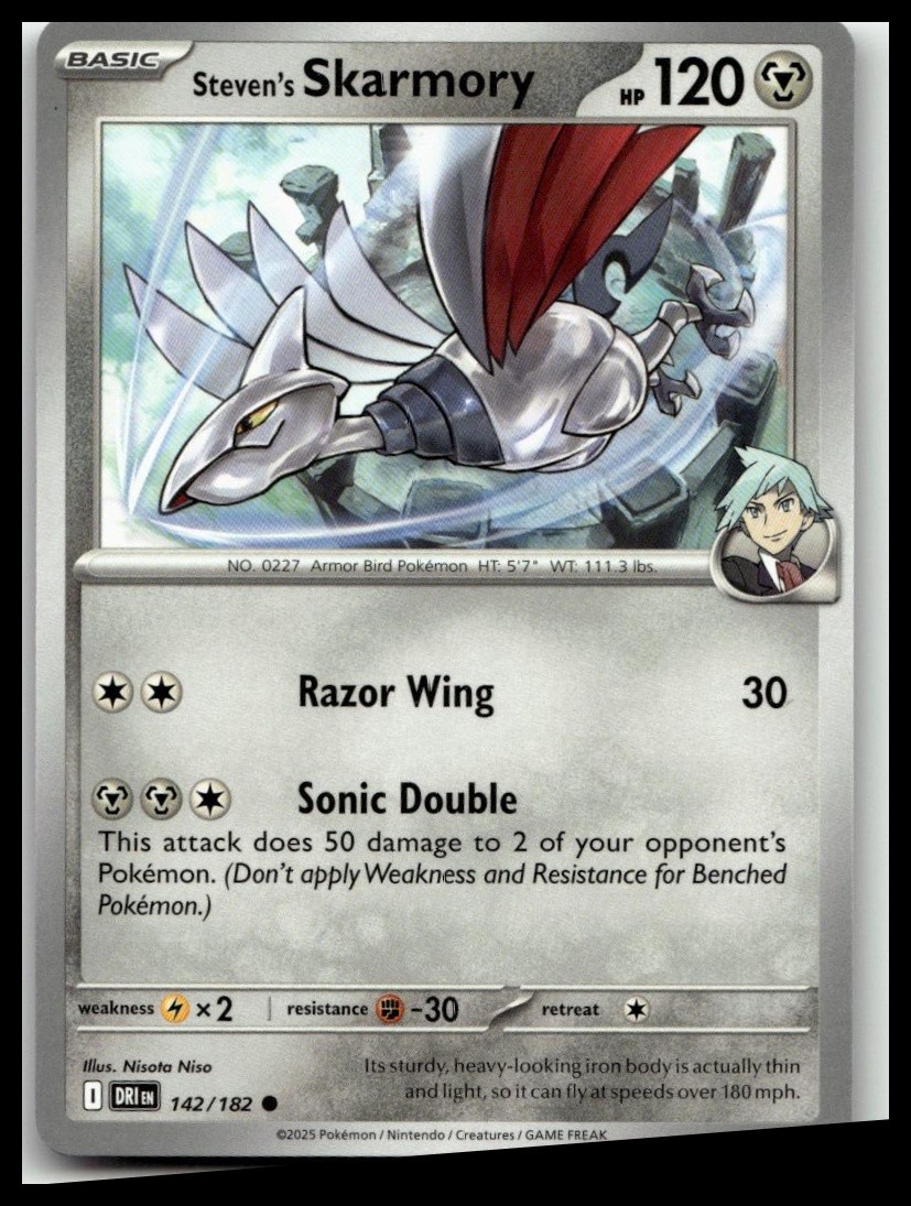 SV10: Destined Rivals #142/182 Steven\'s Skarmory