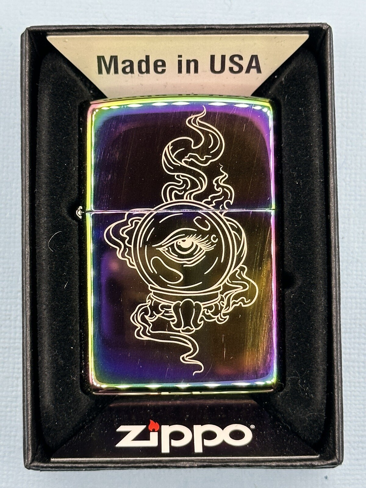 Limited Mystical All Seeing Eye Crystal Ball Zippo NEW Only 100 Made