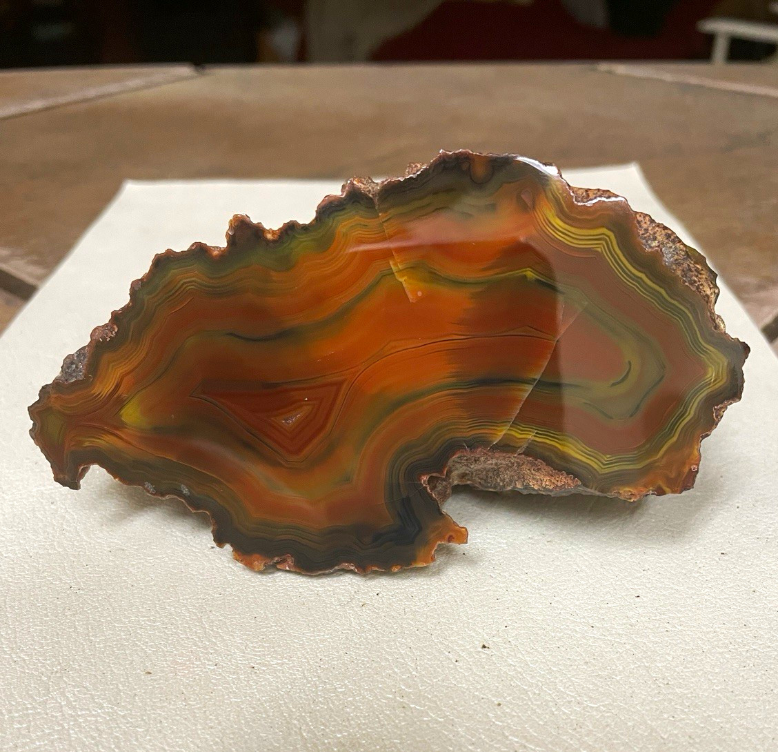 Argentine Condor Agate Highly polished beautiful specimen. Argentine Condor Agate Highly polished beautiful specimen.