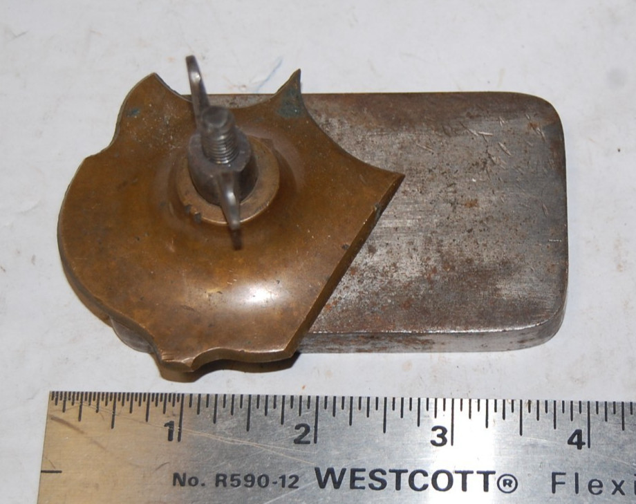 Antique Vtg Brass Stencil cutter S.M. Spencer Mfg Co