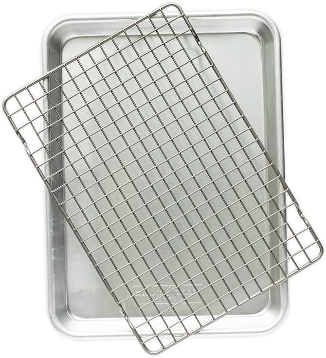Oven-Safe Nonstick Quarter Sheet Pan for Baking and Roasting Oven-Safe Nonstick Quarter Sheet Pan for Baking and Roasting