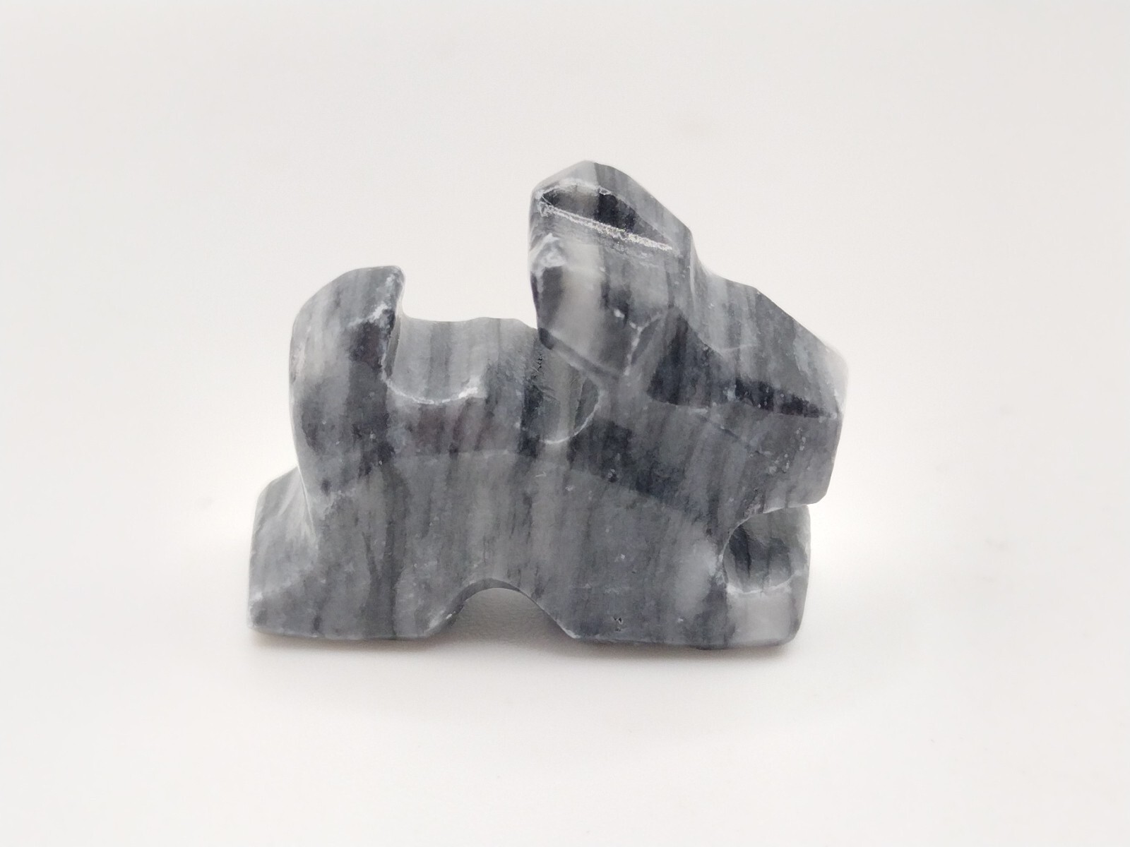 Vintage Miniature Hand Carved Stone Rabbit Sculpture From Mexico Vintage Miniature Hand Carved Stone Rabbit Sculpture From Mexico