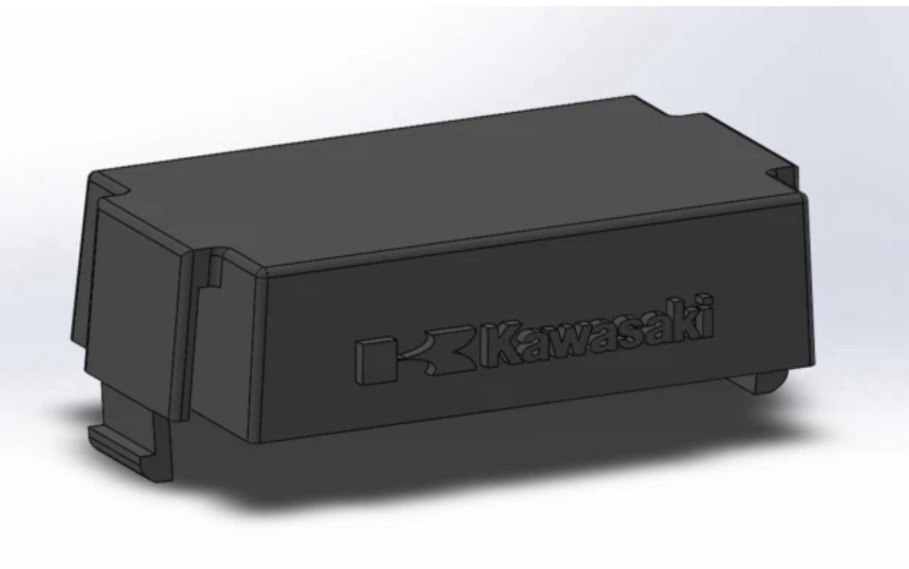Kawasaki Brute Force 750 Fuse Box Cover - 3D Printed