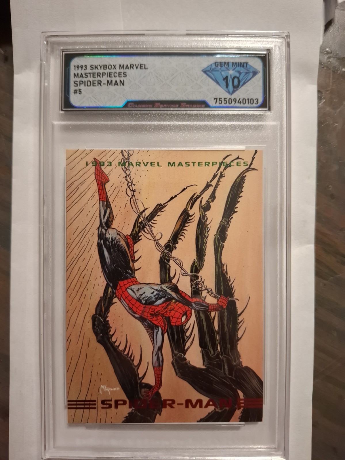 Spider-Man - 1993 Skybox Marvel Masterpieces #5