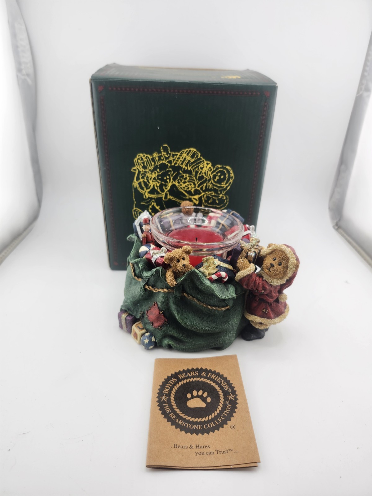 Boyds Bears 1st Ed The Bearstone Collection S.C. Kringleton Bearing Gifts BOXED Boyds Bears 1st Ed The Bearstone Collection S.C. Kringleton Bearing Gifts BOXED