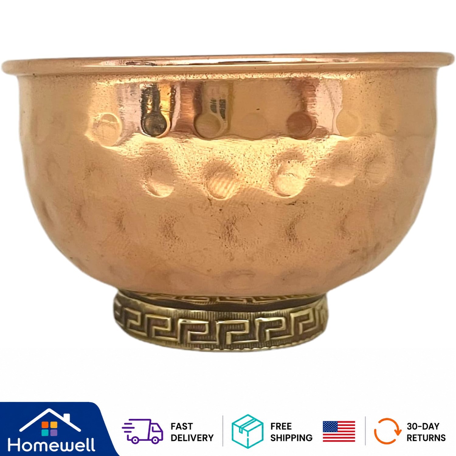 Luxury 3-Inch Hand Hammered Copper Bowl for Incense & Smudging Rituals Luxury 3-Inch Hand Hammered Copper Bowl for Incense & Smudging Rituals
