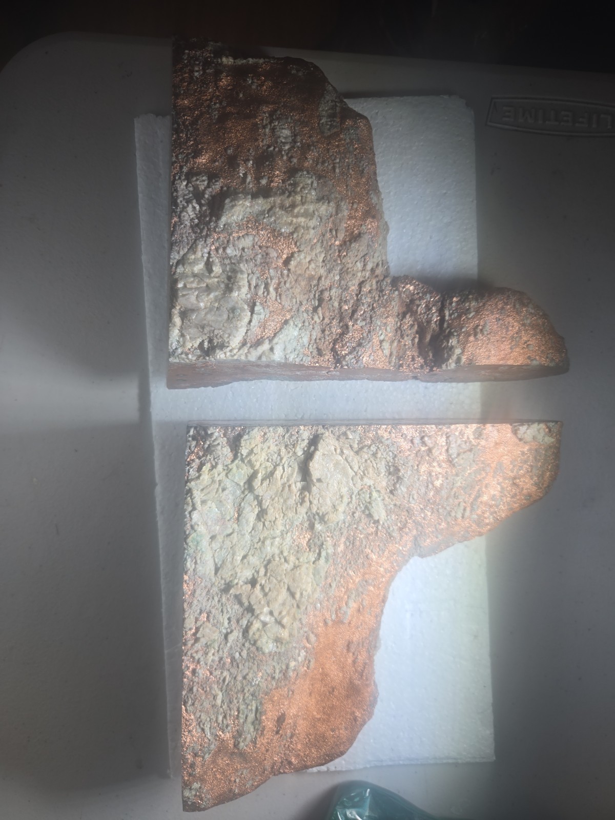 Massive 24 lb 12 oz Native Copper Polished Bookends – Museum Quality Mineral Massive 24 lb 12 oz Native Copper Polished Bookends – Museum Quality Mineral
