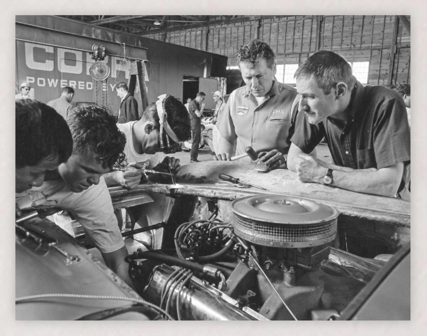 11X8.5 1964 SEBRING FORD COBRA KEN MILES PHIL REMINGTON PHOTO REPRO PRINT