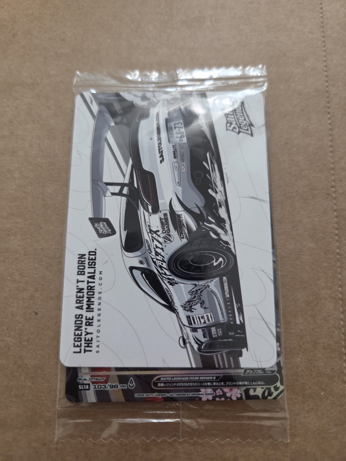 Saito Legends SL1A Limited 1st Edition Promo 103 Sealed - The Saito Tandem