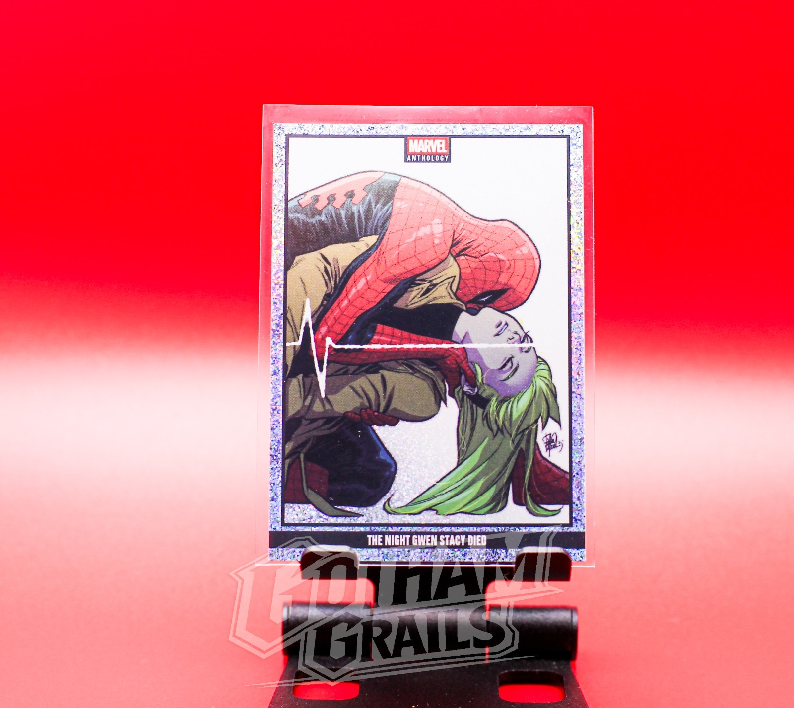 2025 Panini Marvel Anthology - #12 THE NIGHT GWEN STACY DIED - Stardust Holo