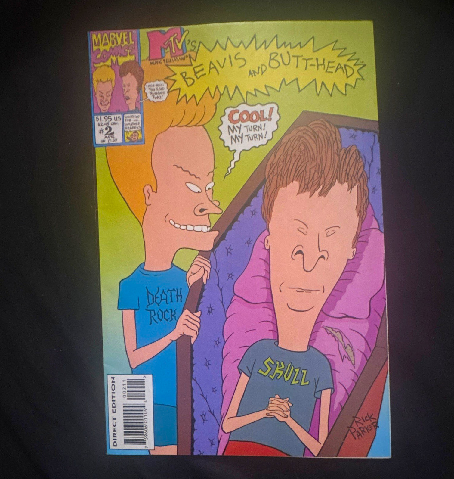 Marvel Comics MTV\'s Beavis and Butt-Head #2 Direct Edition Mike Judge