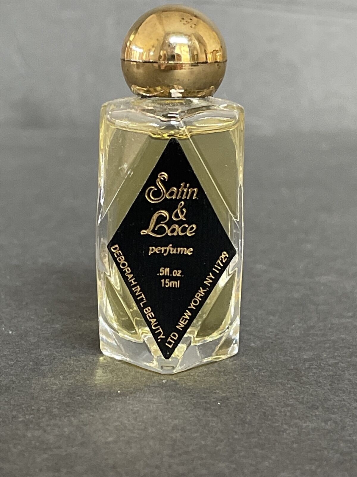 Satin & Lace Perfume By Deborah Int'l Beauty NY USA .5 fl oz Vintage Perfume