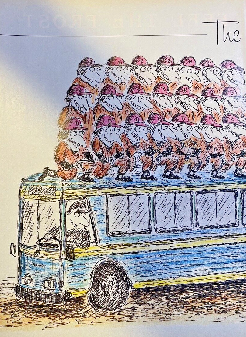 1989 Sports Traveling on the Team Bus illustrated 1989 Sports Traveling on the Team Bus illustrated