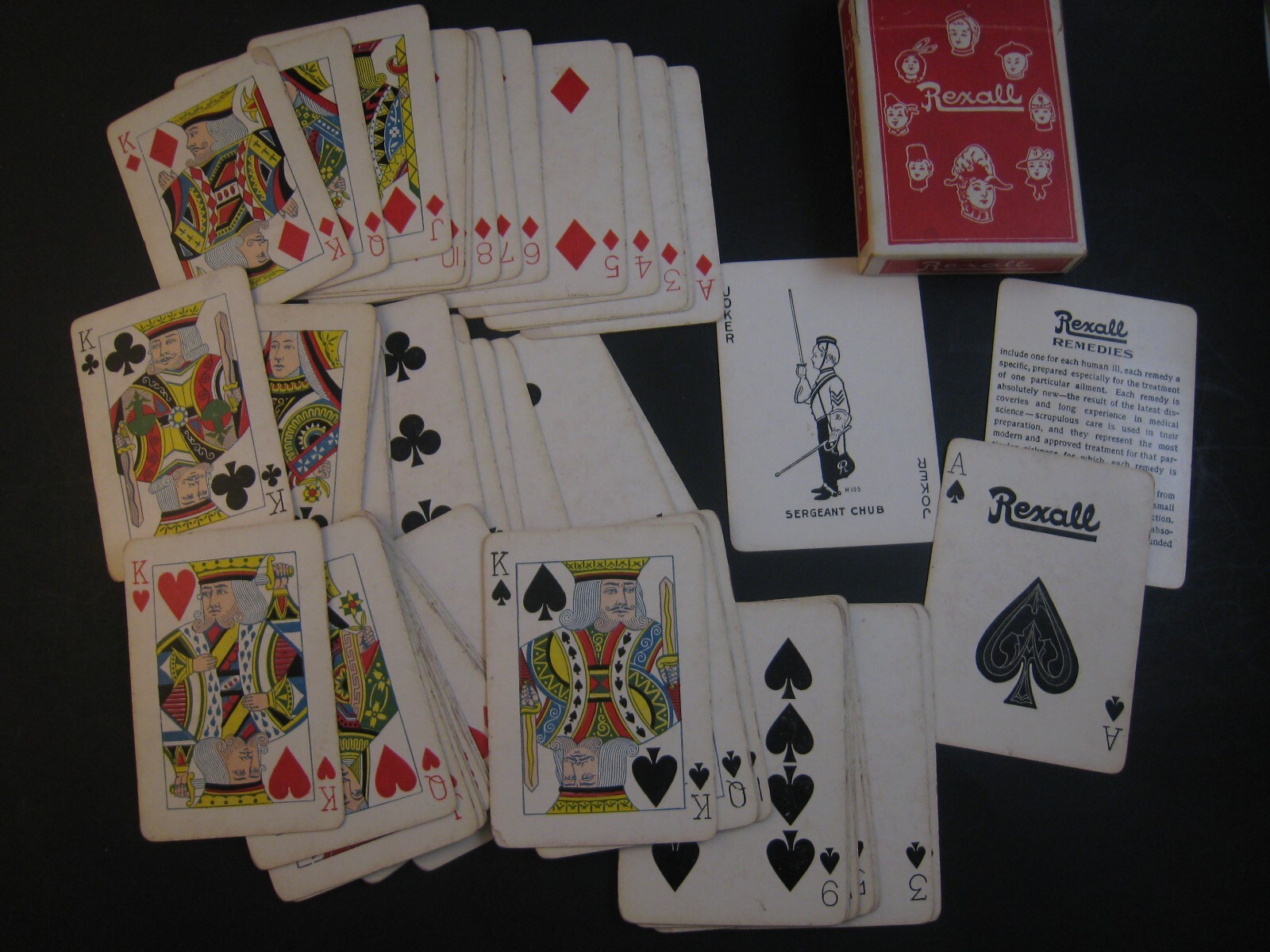 Antique Playing Cards 1900-1910s... 52 + Joker, Box... very good Antique Playing Cards 1900-1910s... 52 + Joker, Box... very good