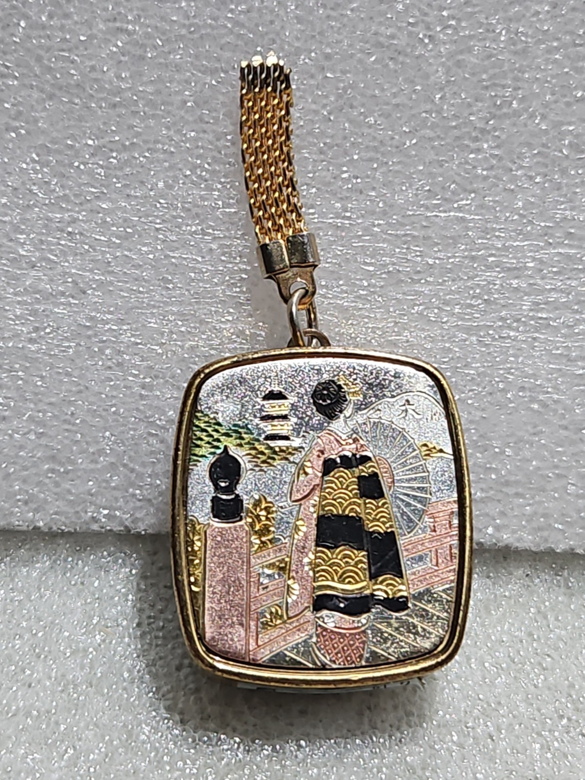 Sankyo Miniature Music Box Keychain, Japan, A Maiden\'s Prayer Sankyo Miniature Music Box Keychain, Japan, A Maiden\'s Prayer