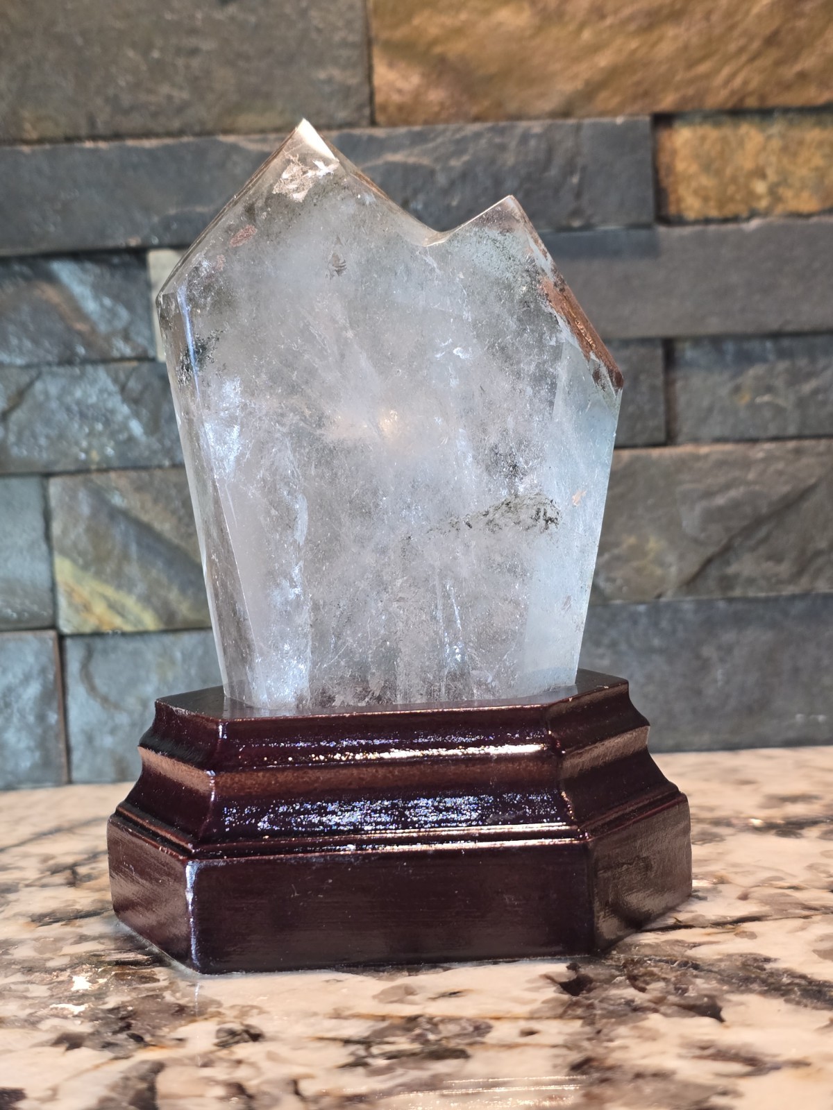 1.1 lb Top Quality Natural Garden Green Phantom Quartz Crystal Tower 1.1 lb Top Quality Natural Garden Green Phantom Quartz Crystal Tower