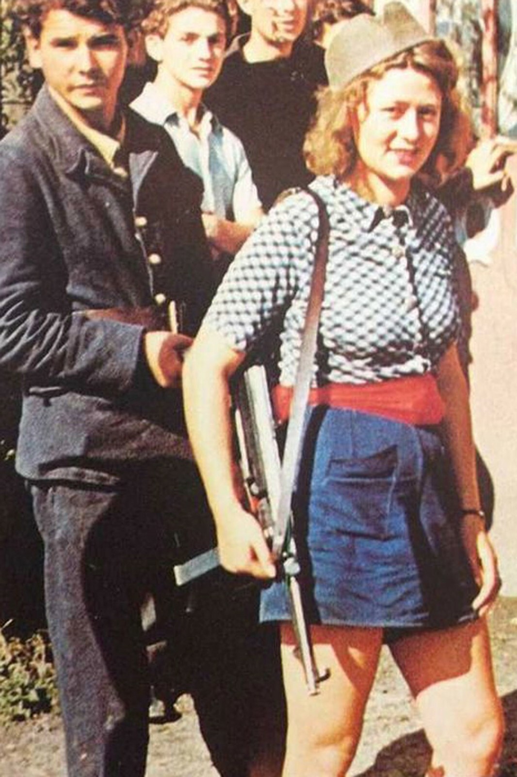 Members of the French Resistance, 1945 WW2 Photo Glossy 4*6 in ζ018