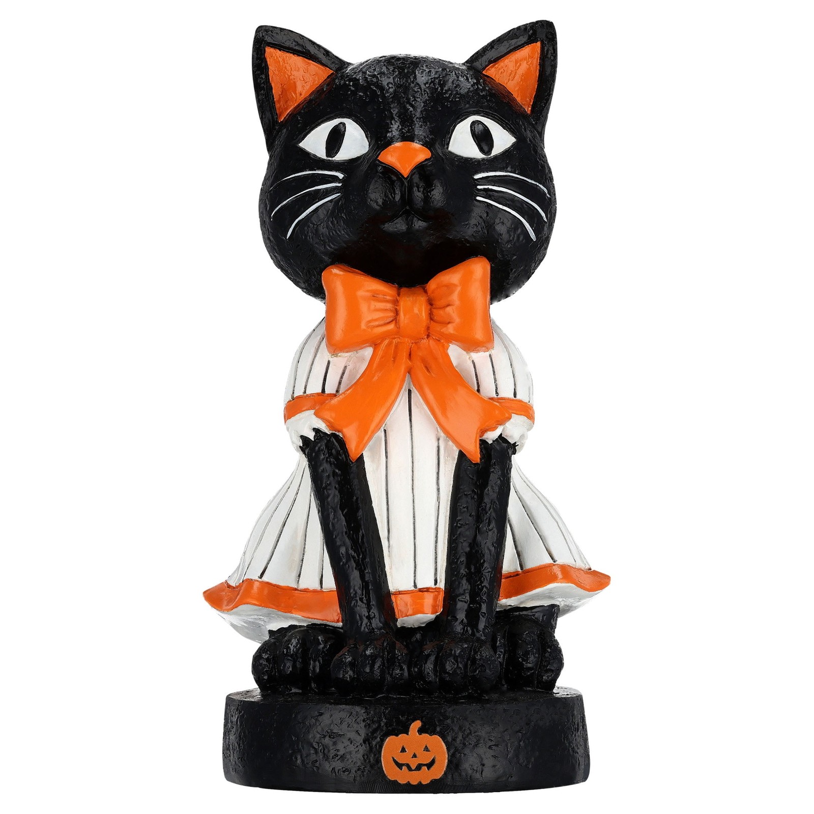 8.7 Inch Vintage Resin Black Cat Figurine, Retro Halloween Statue for Tabletop 8.7 Inch Vintage Resin Black Cat Figurine, Retro Halloween Statue for Tabletop