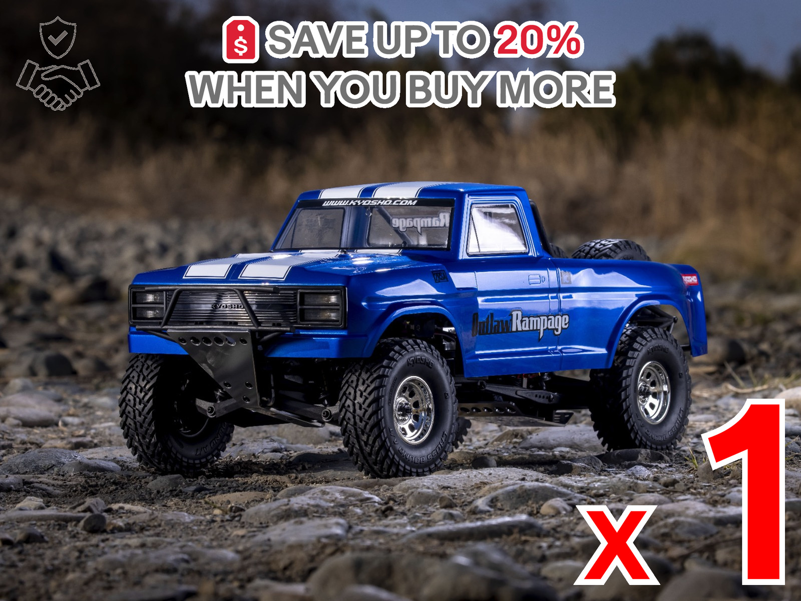 US ONLY x1 Kyosho 1/10 EP 2WD Truck 2RSA Series Outlaw Rampage Pro 2.0 34365 RC