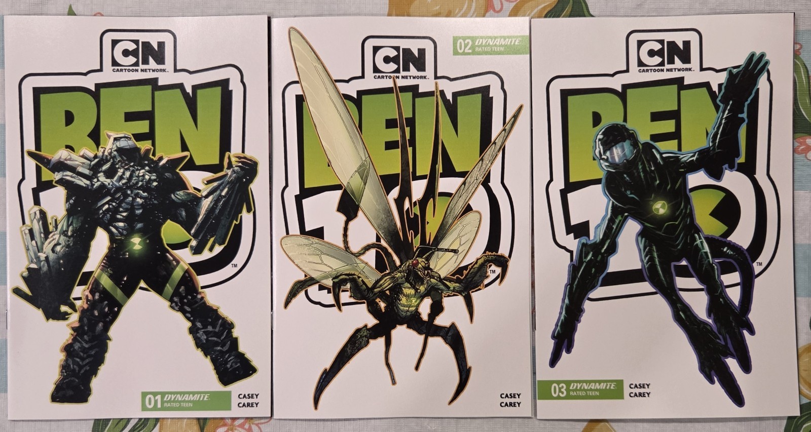 Ben 10 #1-3 《 1 2 3 》~ Robert Carey Virgin Variant  ~ NM